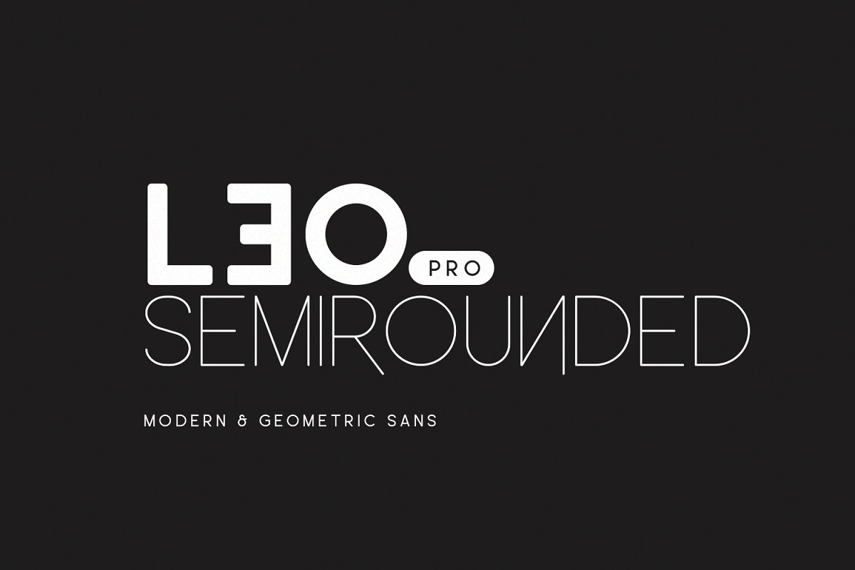 Пример шрифта Leo SemiRounded Pro #1